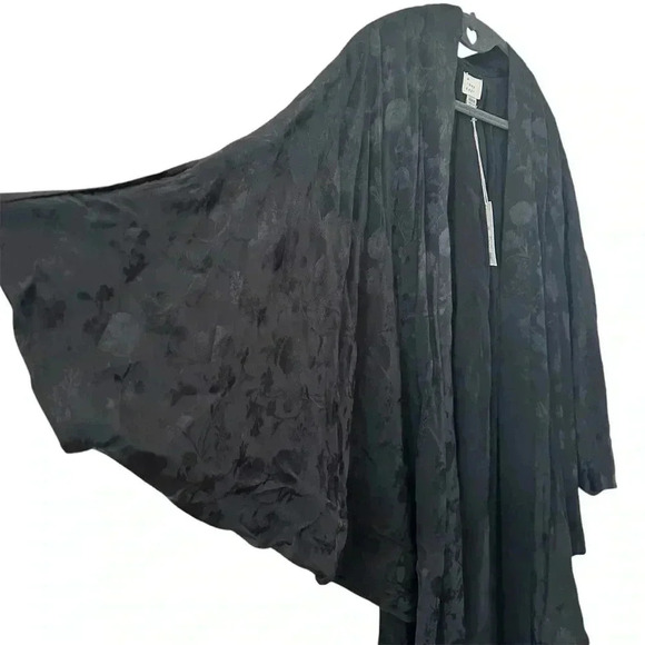 NWT Women’s Whimsigoth Feminine Lightweight Floral Romantic Kimono Cover Up - Picture 5 of 10